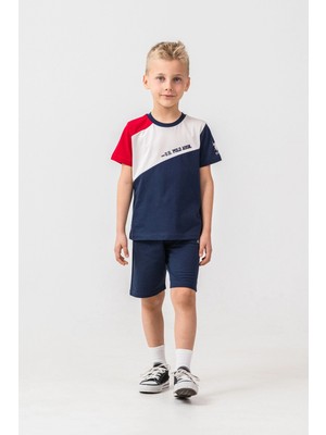 U.S. Polo Assn. Erkek Garson Bermuda Takım - Lacivert