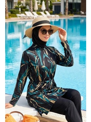 Ritagarcia Kadın Geniş Siperli Hasır Şapka Fiyonk Detaylı Tüllü Plaj Şapkası