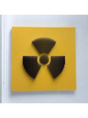 Helis Craft Modern Radyasyon Işareti Duvar Panosu