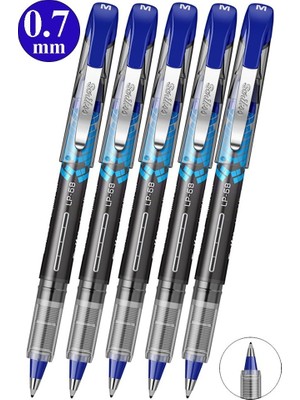 Artlantis Mavi Pilot Kalem Lp-68 5 Adet Scrikss Liquid Pen Pilot Kalem 0.7mm Uçlu Pilot Kalem Hızlı Kuruyan Mürekkepli Pilot