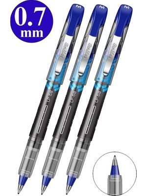 Artlantis Mavi Pilot Kalem Lp-68 3 Adet Scrikss Liquid Pen Pilot Kalem 0.7mm Uçlu Pilot Kalem Hızlı Kuruyan Mürekkepli Pilot