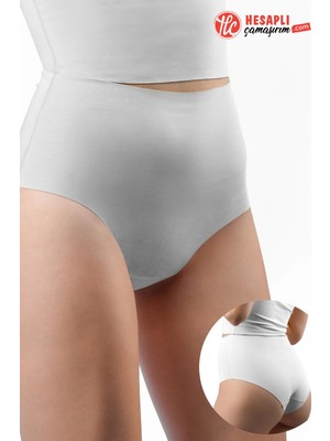 Bolero Premium Kadın Dikişsiz Seamless Iz Yapmaz Mikro Modal Pamuk Yüksek Bel Slip Külot 1 Adet
