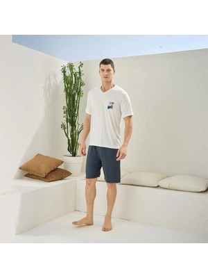 Kly 2009 Erkek  O.yaka Şortlu Takım-Su Yeşili