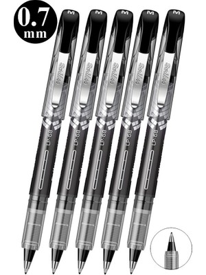 Artlantis Siyah Pilot Kalem Lp-68 5 Adet Scrikss Liquid Pen Pilot Kalem 0.7mm Uçlu Pilot Kalem Hızlı Kuruyan Mürekkepli Pilot
