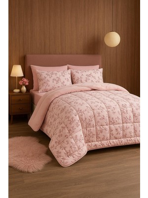 Arma Concept Çift Kişilik Wellsoft Yorgan Uyku Seti 195X215 & 4 Adet Yastık Kılıflı & Lastikli Çarşaf