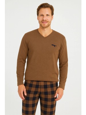 Kly Erkek V Yaka Pijama Takımı