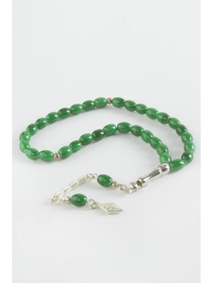 Pileli Store Mısır Kesim Cam Taş Tesbih 7 mm