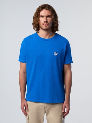 North Sails Vintage Comfort Fit Bisiklet Yaka Logo Nakışlı Organik Pamuk Tişört