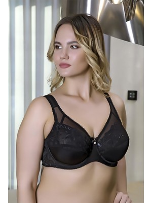 Moonlight 2125 Dantelli Balenli Toparlayıcı Minimizer Sütyen '3125 Külodu Mevcuttur'