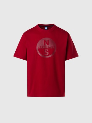 North Sails Regular Fit Maxi Grafik Baskılı Kısa Kollu Organik Pamuk Tişört