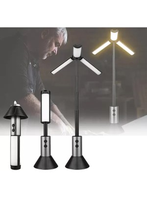 Hobilinka Teleskopik Şarj Edilebilir Çadır Kamp Işığı