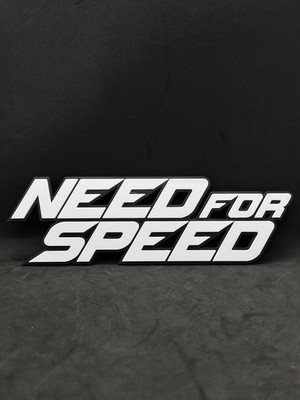 Goka 3D Craft Need For Speed (Nfs) Serisi 3D Duvar Dekoru - Logo & Underground 2 & Most Wanted Logo Oyuncu Odası Tablosu (3 Farklı Seçenek)