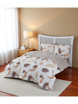 Arma Concept Çift Kişilik Wellsoft Yorgan Uyku Seti 195X215 & 4 Adet Yastık Kılıflı & Lastikli Çarşaf