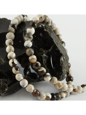 Pileli Store 8 mm Mat Akik Taşı