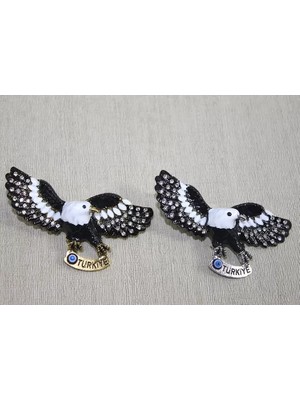 MiraLive Swarovski Taşlı Kartal Figürlü Magnet