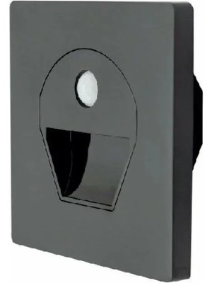 İlanib Ticaret CT-5170 1W Sensörlü Ledli Koridor Armatür Siyah Kasa - Beyaz