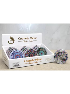 MiraLive Mandala Desenli Hareketli Sulu El Aynası - Model 3