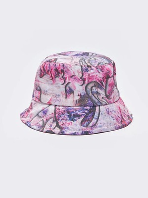 LC Waikiki Lcw Eco Karişik Desenli Kadın Bucket Şapka