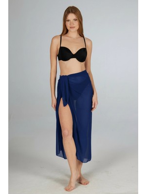 Amora Fancy Clothing Estiva 6000 Kadın Düz Şifon Pareo