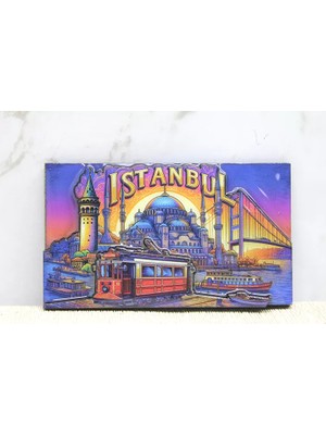MiraLive Ahşap Istanbul Temalı Magnet - Model 13