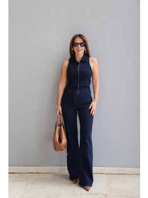 Purple By Banu Lycralı Jean Takım