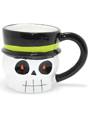 MiraLive Centilmen Iskelet 3D Kabartmalı Kupa Bardak