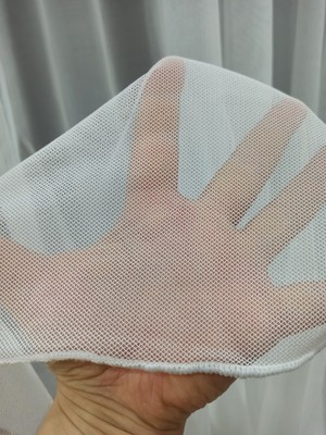 Hilal Petek Örme Tül Perde Büzdürme Ekstraforlu Ayarlanabilir Enli Tül