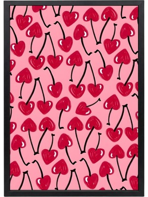 Tatlı Çarpıntı Beyaz Çerçeveli Tablo