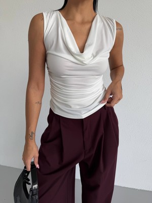 Fabienn Degaje Yaka Kolsuz Bluz