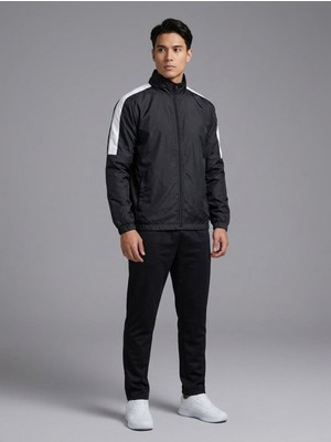  astarlı tam fermuar antrenman yağmurluğu