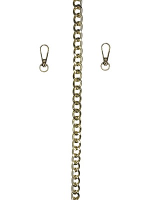 Orhan Çanta 2 Adet Çanta Zinciri 1 Metre 12MM Altın Rengi