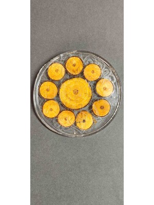 Miina Aksesuar Epoksi Reçine El Yapımı Ağac Dilimlerden Dekore Edilmiş Dekoratif Bir Bardak Altlığıdır