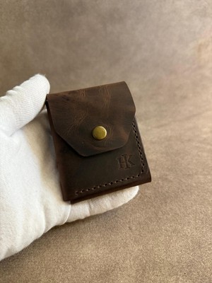 HATKA Leather Craft El Yapımı Hakiki Deri Cüzdan - Pure Fold K2