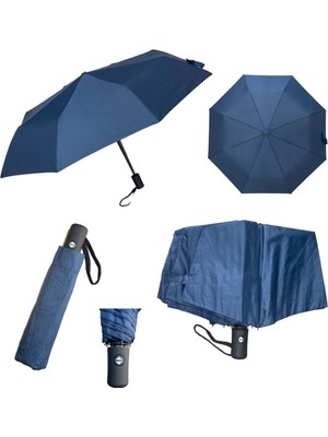 Eleven Markets Tam Otomatik Renkli Kadın Şemsiyesi Rüzgara Dayanıklı