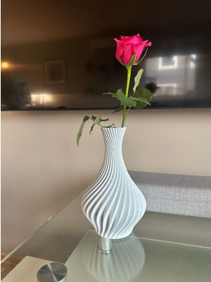 Printona Modern Pinterest Tarzı Spiral Vazo