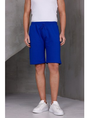 Dark Moda Erkek Sade Oversize Iki Iplik Kompakt Şort