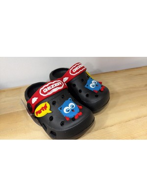 Gezer Yeni Sezon Rahat Taban Renkli Farklı Figürlü Cross Terlik