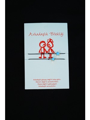 tp Arkadaş Şans Bilekliği Yıldız Model