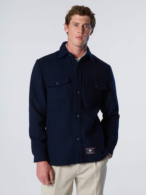 North Sails Regular Fit Uzun Kollu Yünlü Overshirt Gömlek