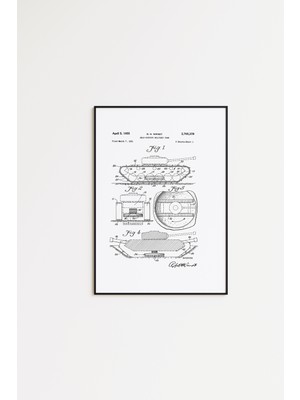 Pegziz Askeri Tank Çerçeveli Tablo 2. Dünya Savaşı Duvar Tablosu