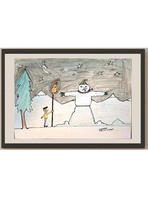 Karikatural Thipparapu Suman Kumar 29X21CM Orijinal Karikatür BOD03747