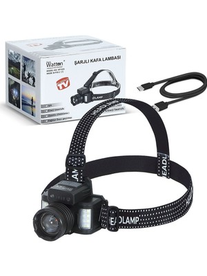 Practika Sensörlü Cree Tg LED Şarjlı Kafa Lambası WT-625