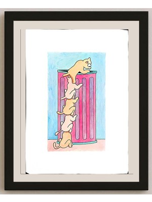 Karikatural Heru Kurnianto 29X21CM Orijinal Karikatür BOD03792