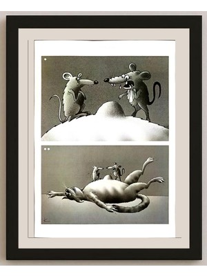 Karikatural Ilya Katz 29X21CM Orijinal Karikatür BOD04543