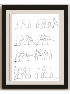 Karikatural Roccow 50X35CM Orijinal Karikatür BOD03538