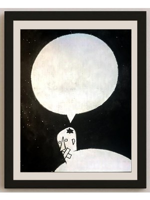 Karikatural Wang Huimin 21X16CM Orijinal Karikatür BOD04211