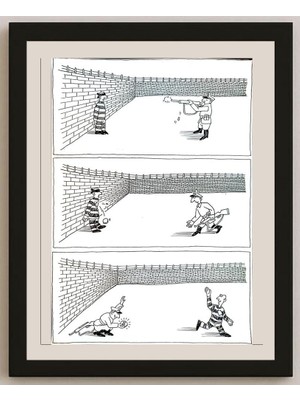 Karikatural Ye Ting 29X21CM Orijinal Karikatür BOD04292