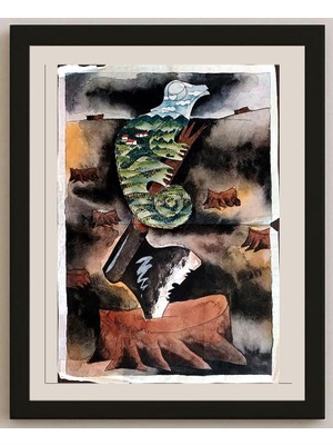 Karikatural Li Xiaoyang 43X30CM Orijinal Karikatür BOD03846