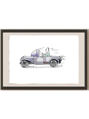 Karikatural Lan Yu Jie 29X21CM Orijinal Karikatür BOD03463