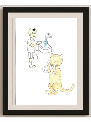 Karikatural Jia Rui Jun 29X21CM Orijinal Karikatür BOD03950